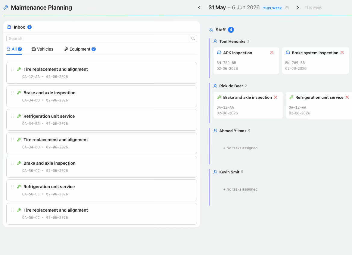 Fleet Management — Fleet overview